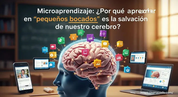 Microlearning: ¿Por qué aprender en “pequeños bocados” es la salvación de nuestro cerebro?