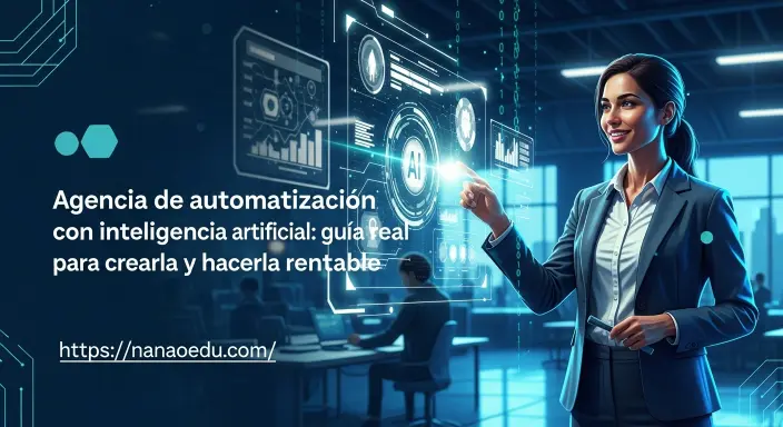 Agencia de automatización con inteligencia artificial: guía real para crearla y hacerla rentable
