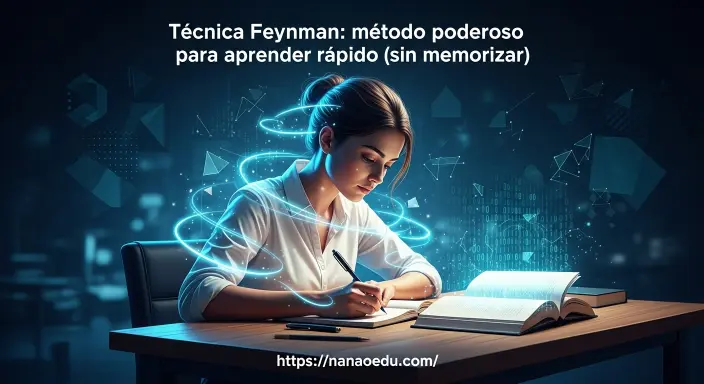 Técnica Feynman: método poderoso para aprender rápido (sin memorizar)