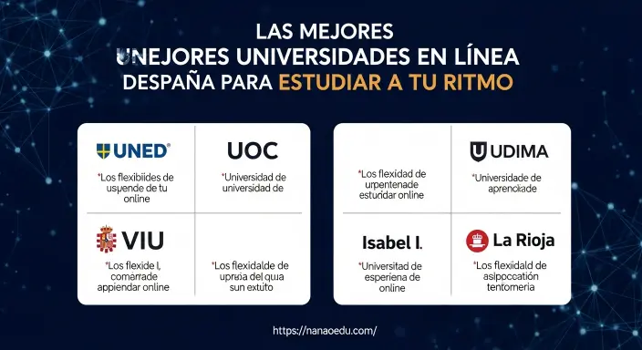  Las mejores universidades online en España para estudiar a tu ritmo